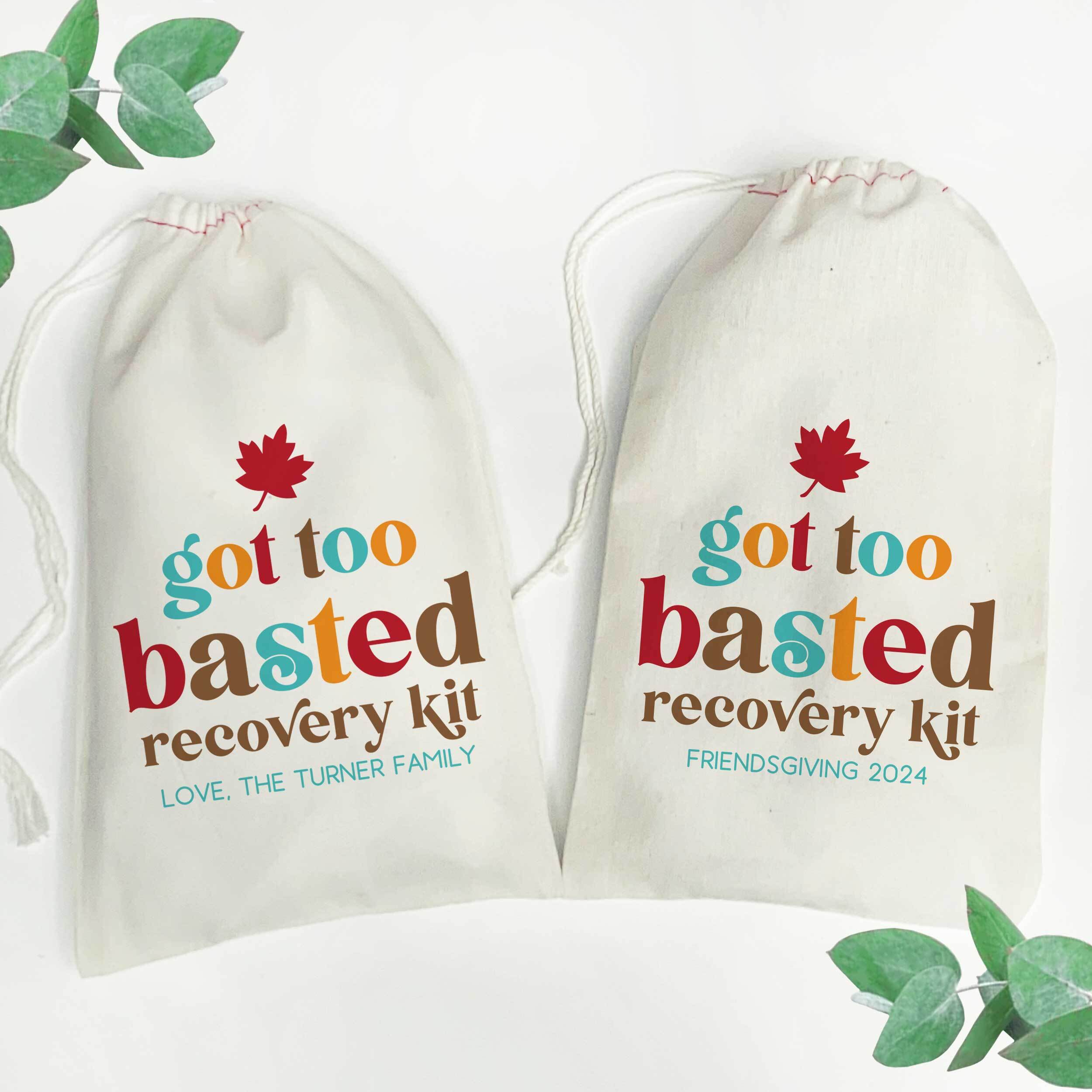 Personalized Thanksgiving favor bags