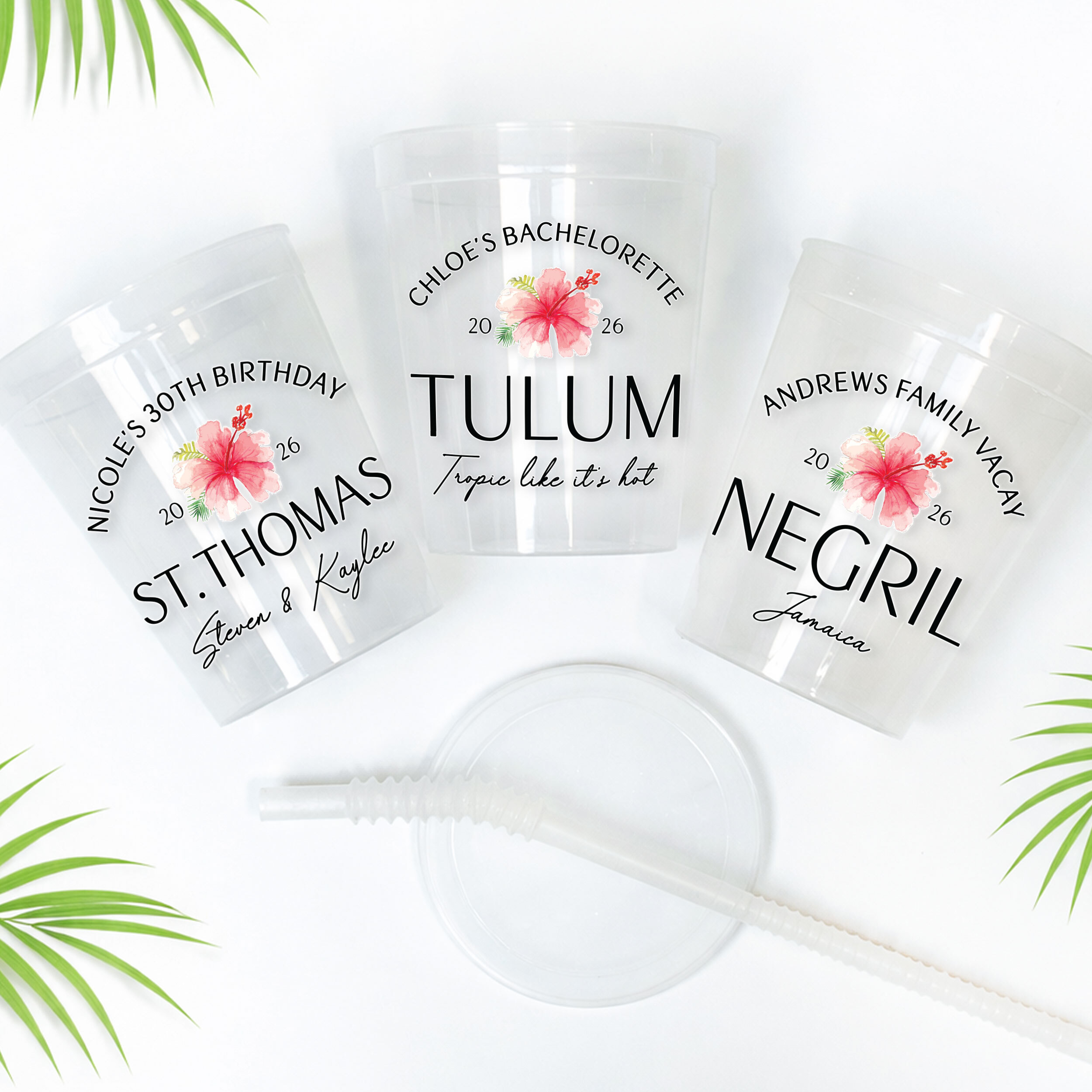 Custom travel drinkware for trips and vacations