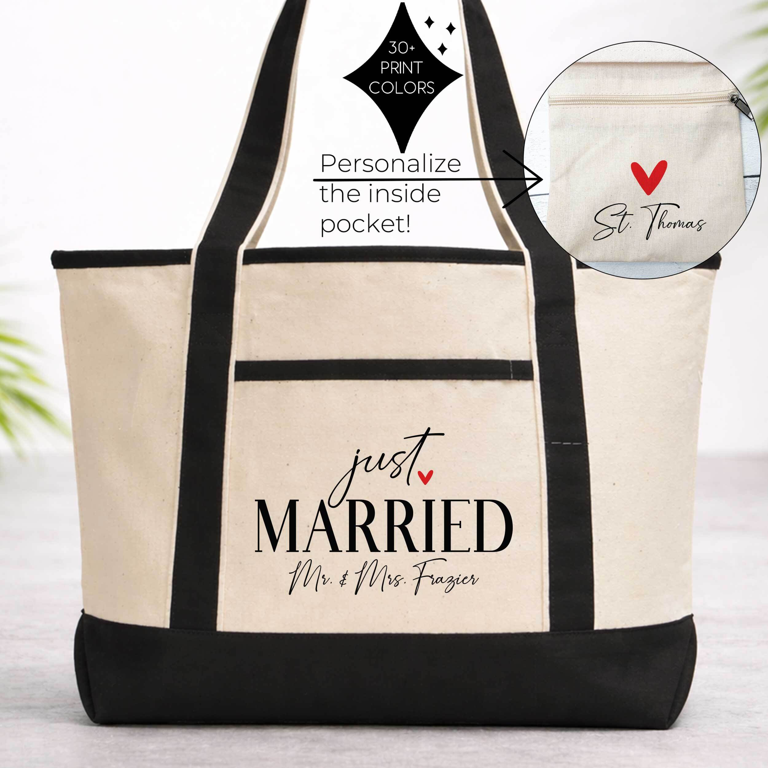Personalized honeymoon gifts and travel accessories
