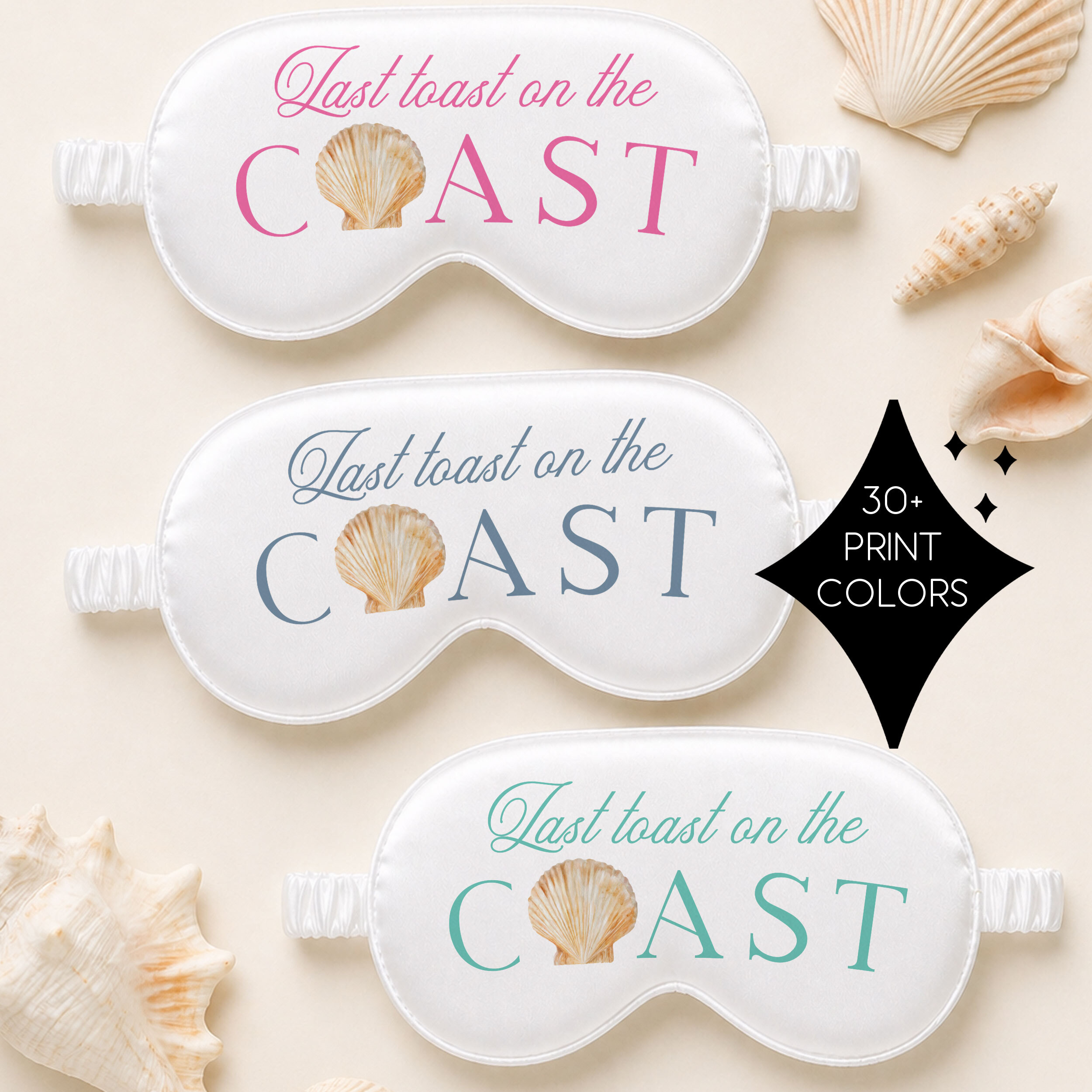 Personalized coastal and nautical wedding favors