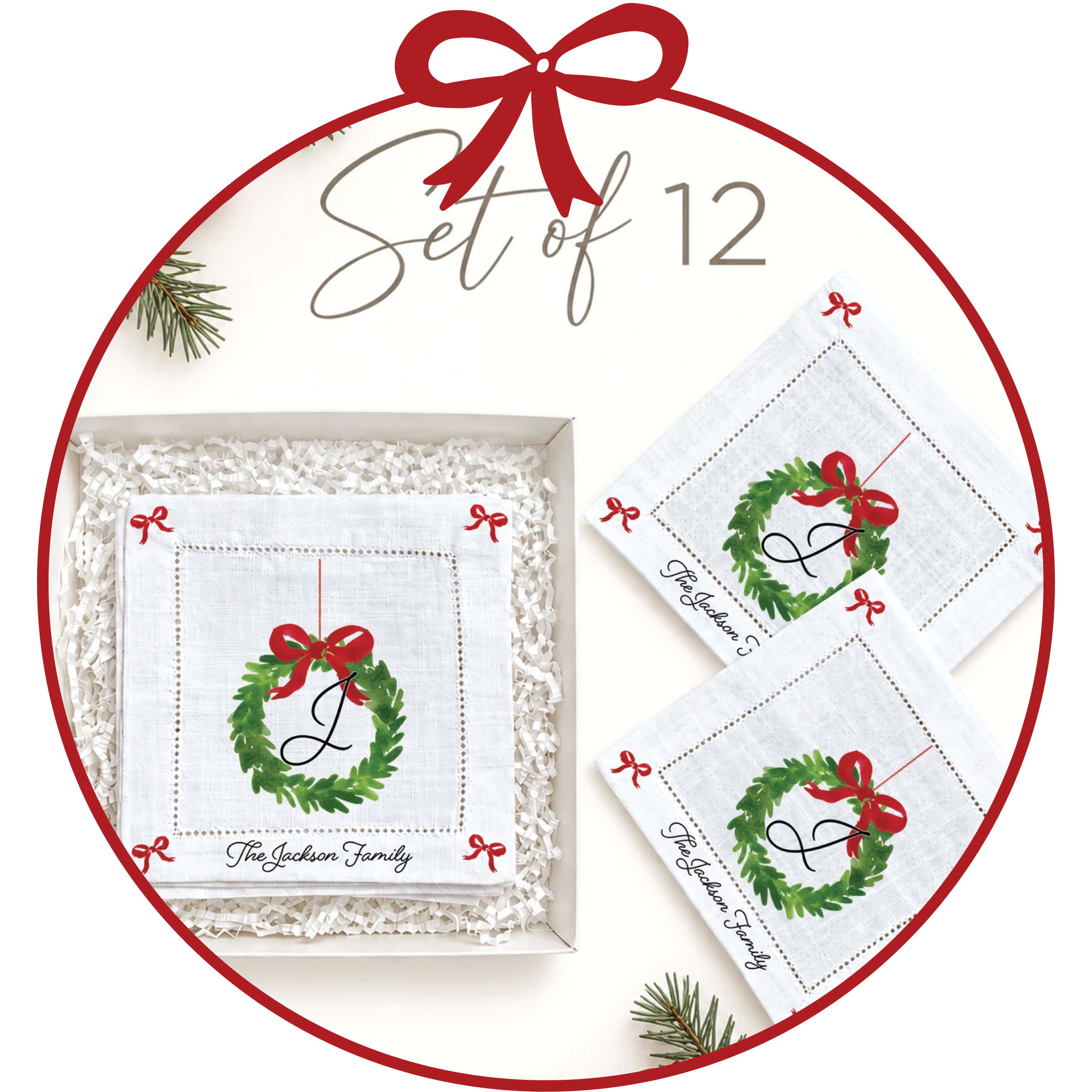 Personalized Christmas home and entertaining gifts