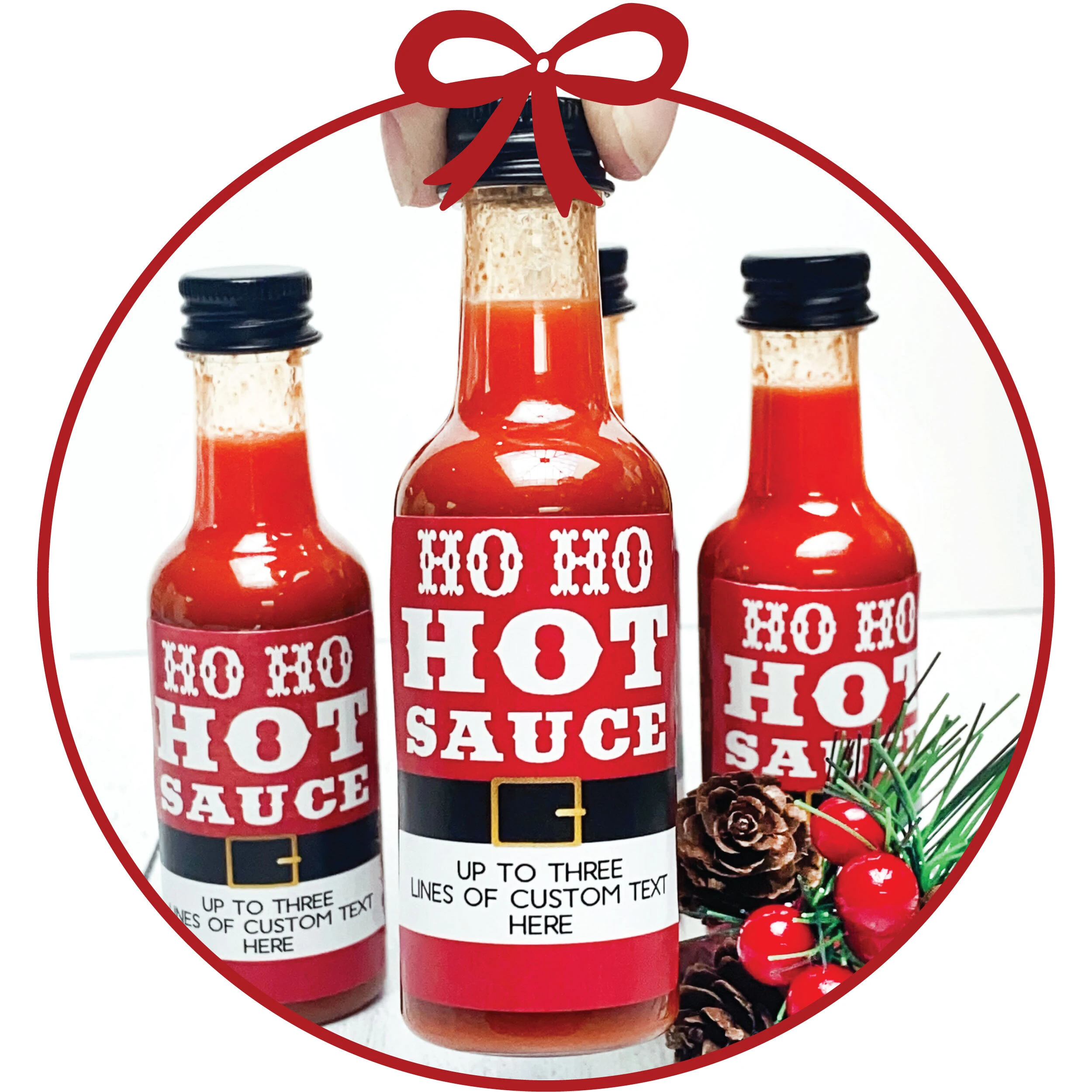 Personalized Christmas party favors