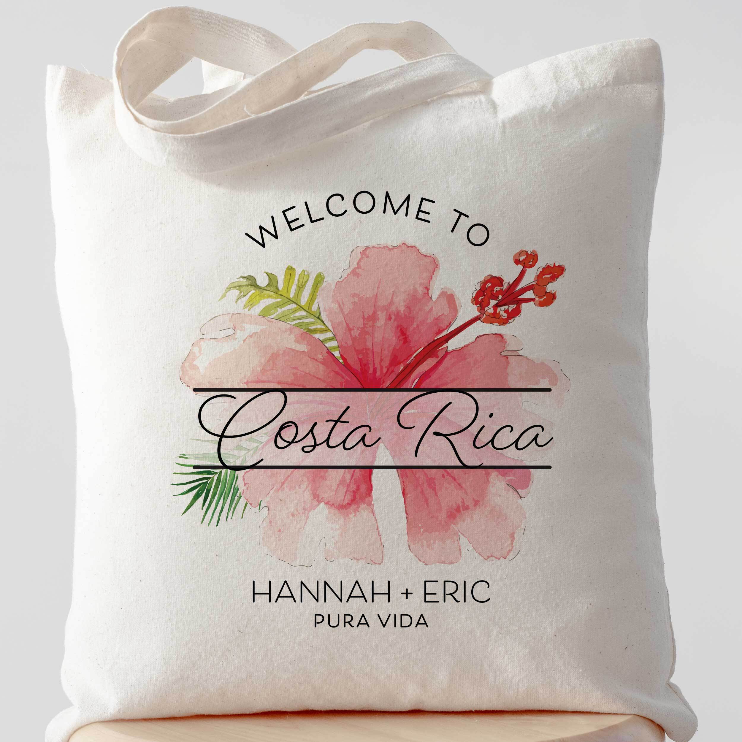 Personalized wedding welcome bags and gifts