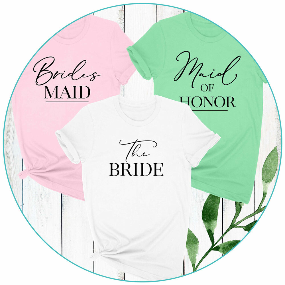 Wedding Party Shirts & Accessories