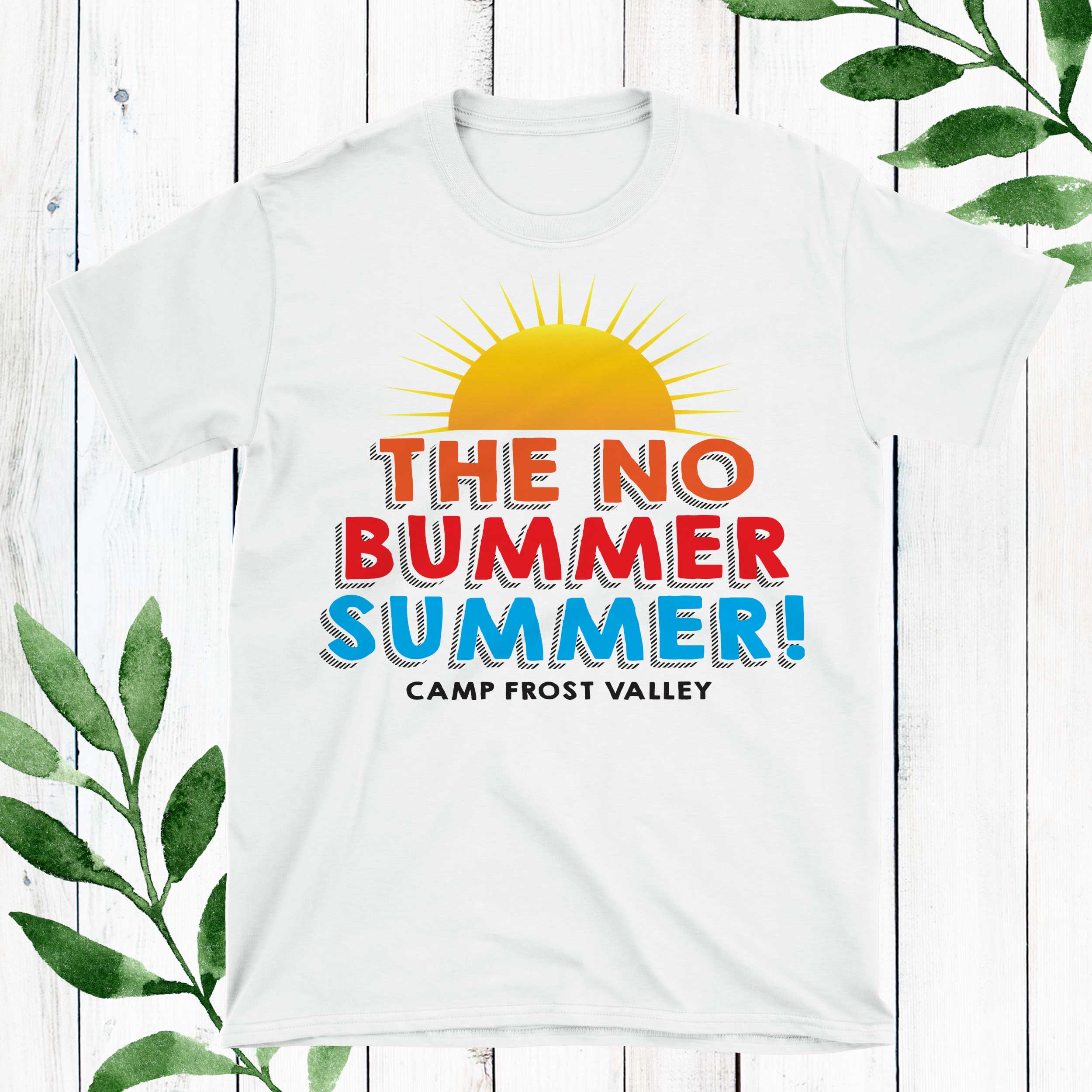 No Bummer Summer Custom Camp Shirt