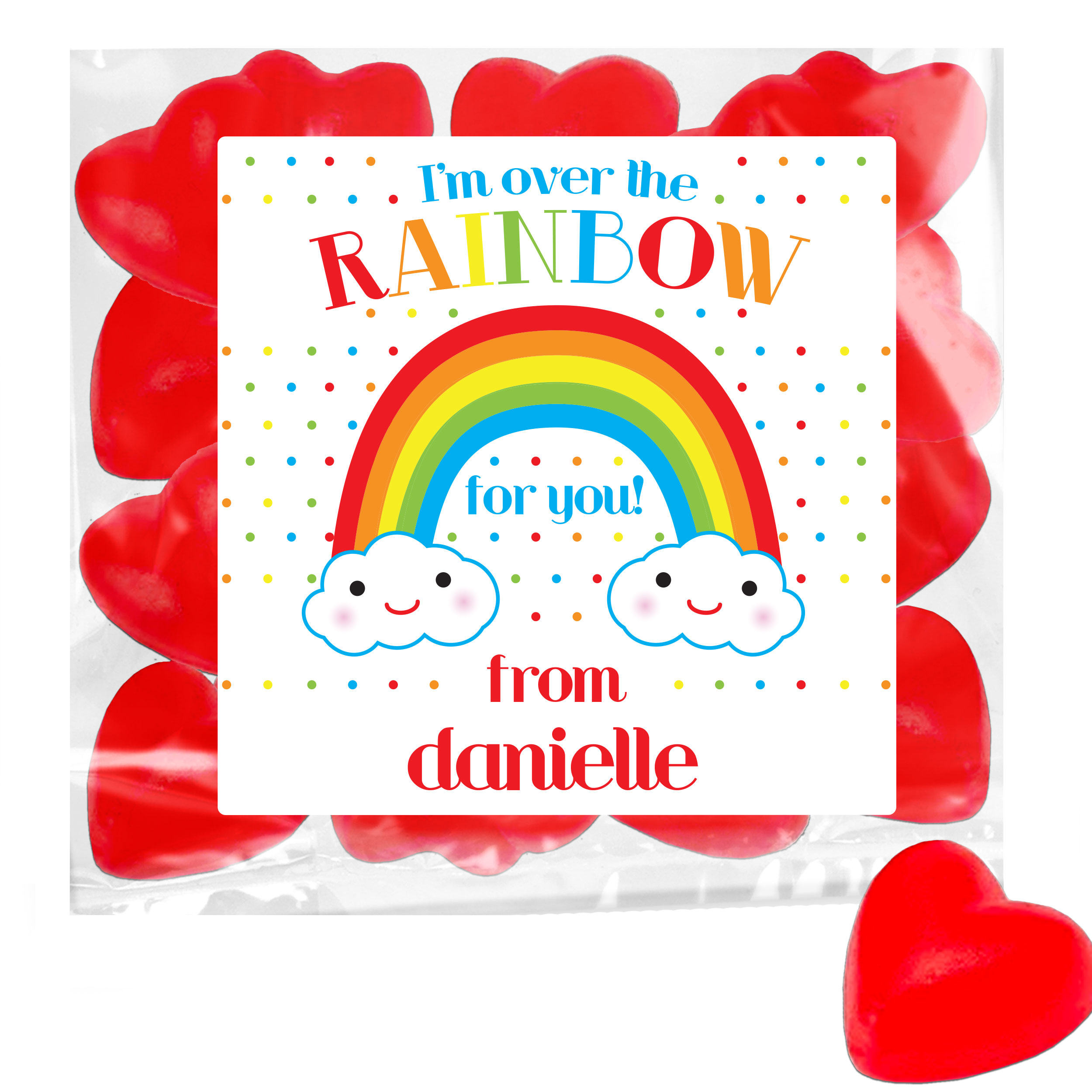 Magical Mod Unicorn Valentine's Day Stickers