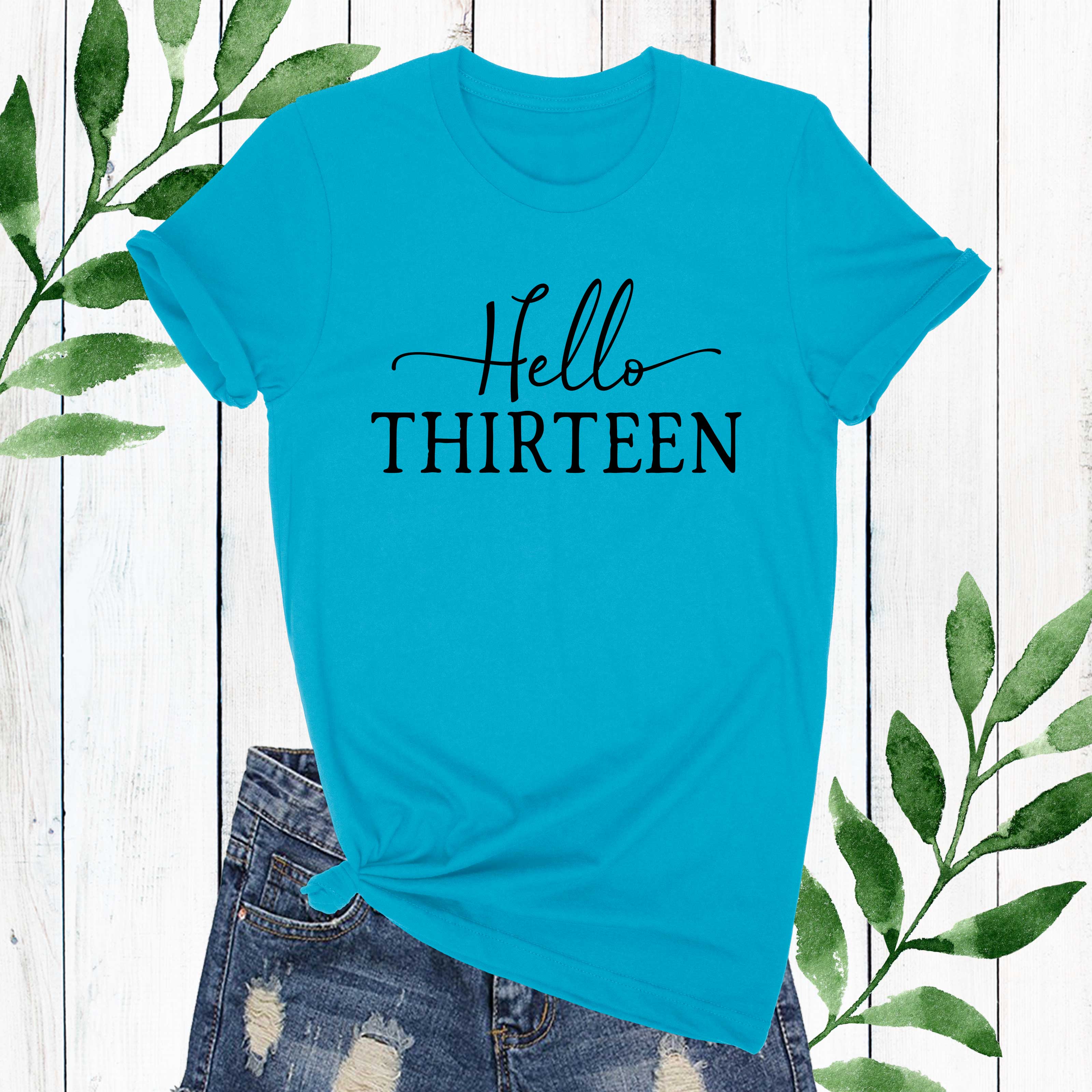 13th birthday shirt girl