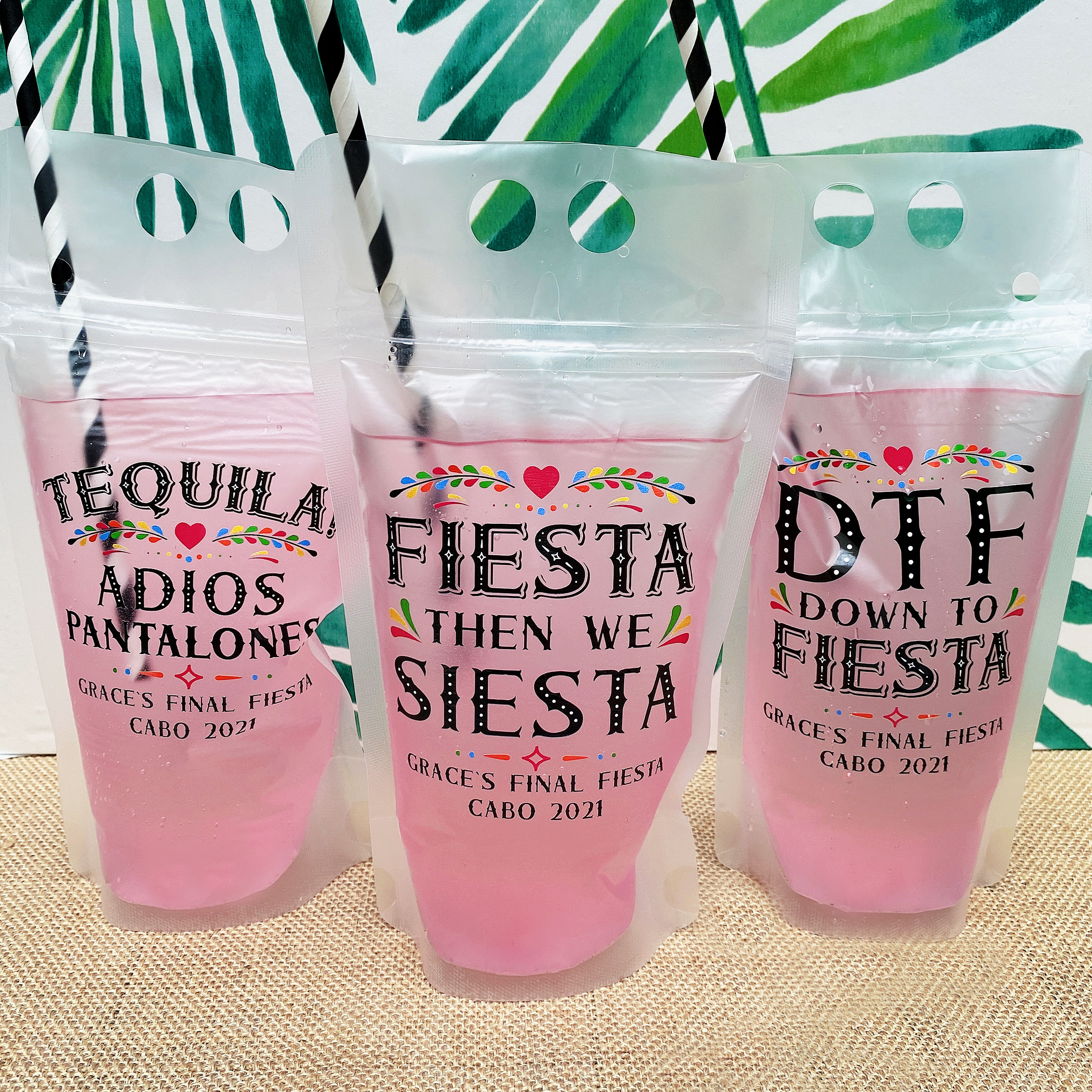 Fiesta Siesta Custom Drink Pouches