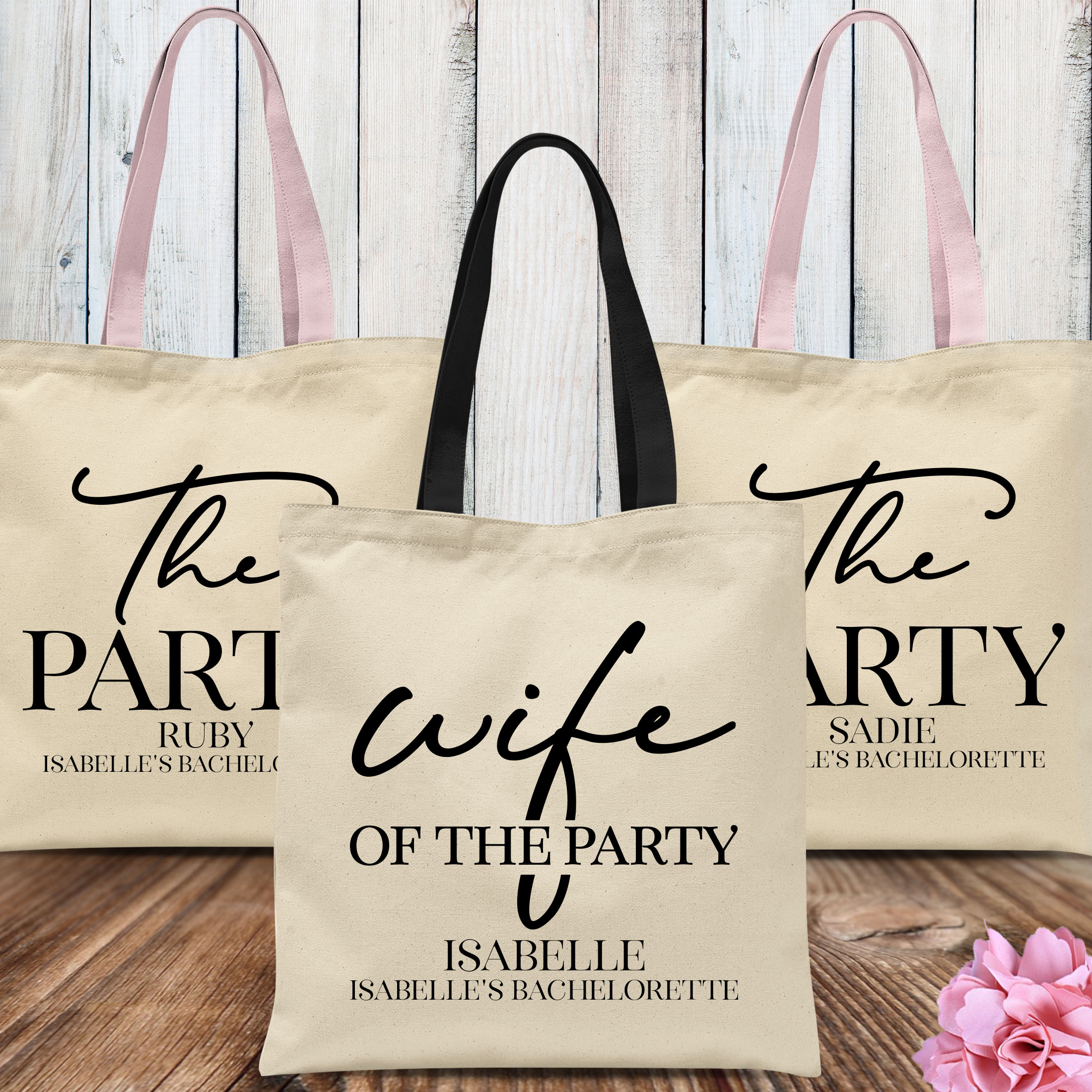 Wife of the Party Tote Bags
