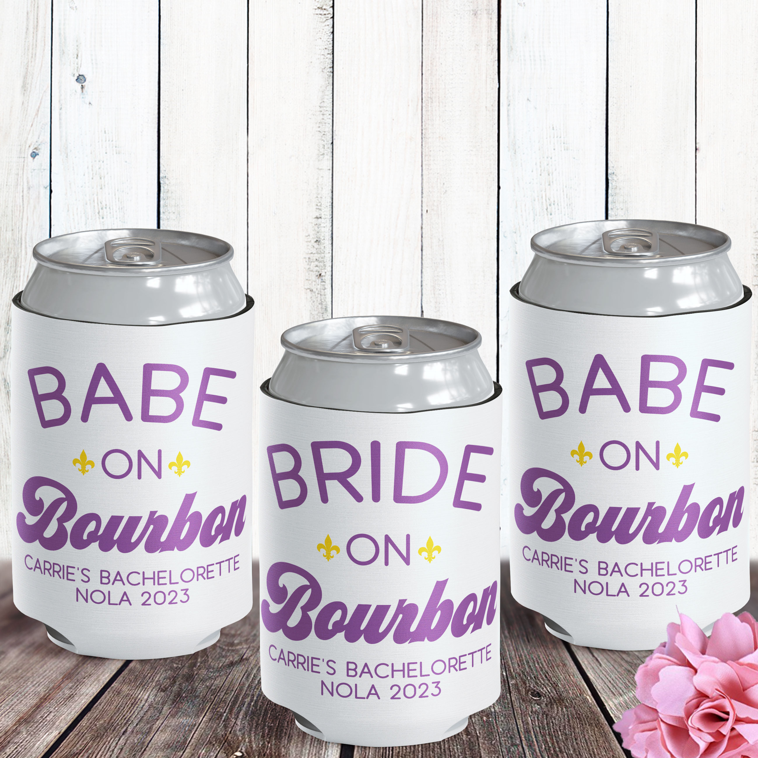 New Orleans Girls Trip Drink Pouches NOLA Bachelorette Party Favor