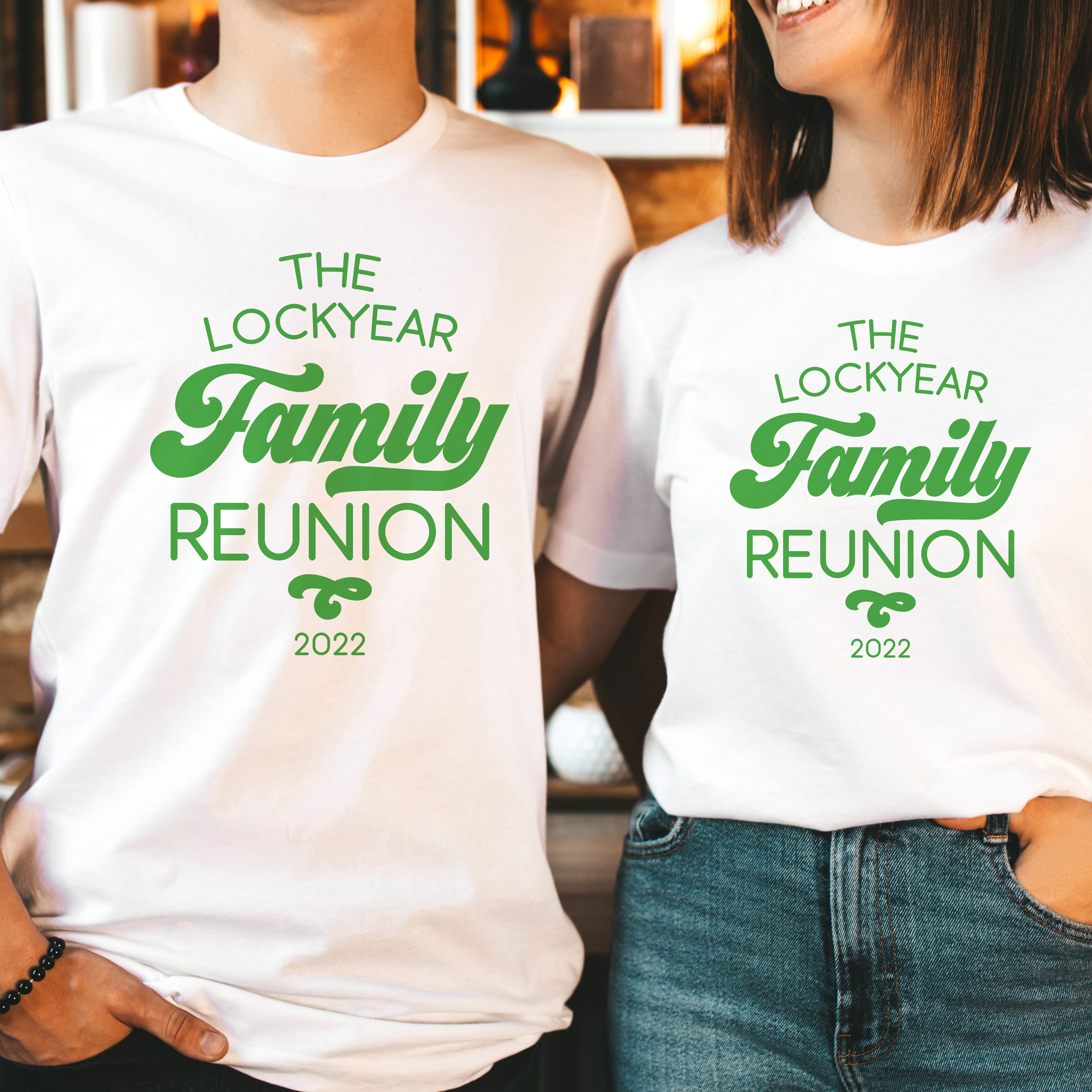 Family Reunion Colorblock Customized T-Shirt Black / TODDLER-3T