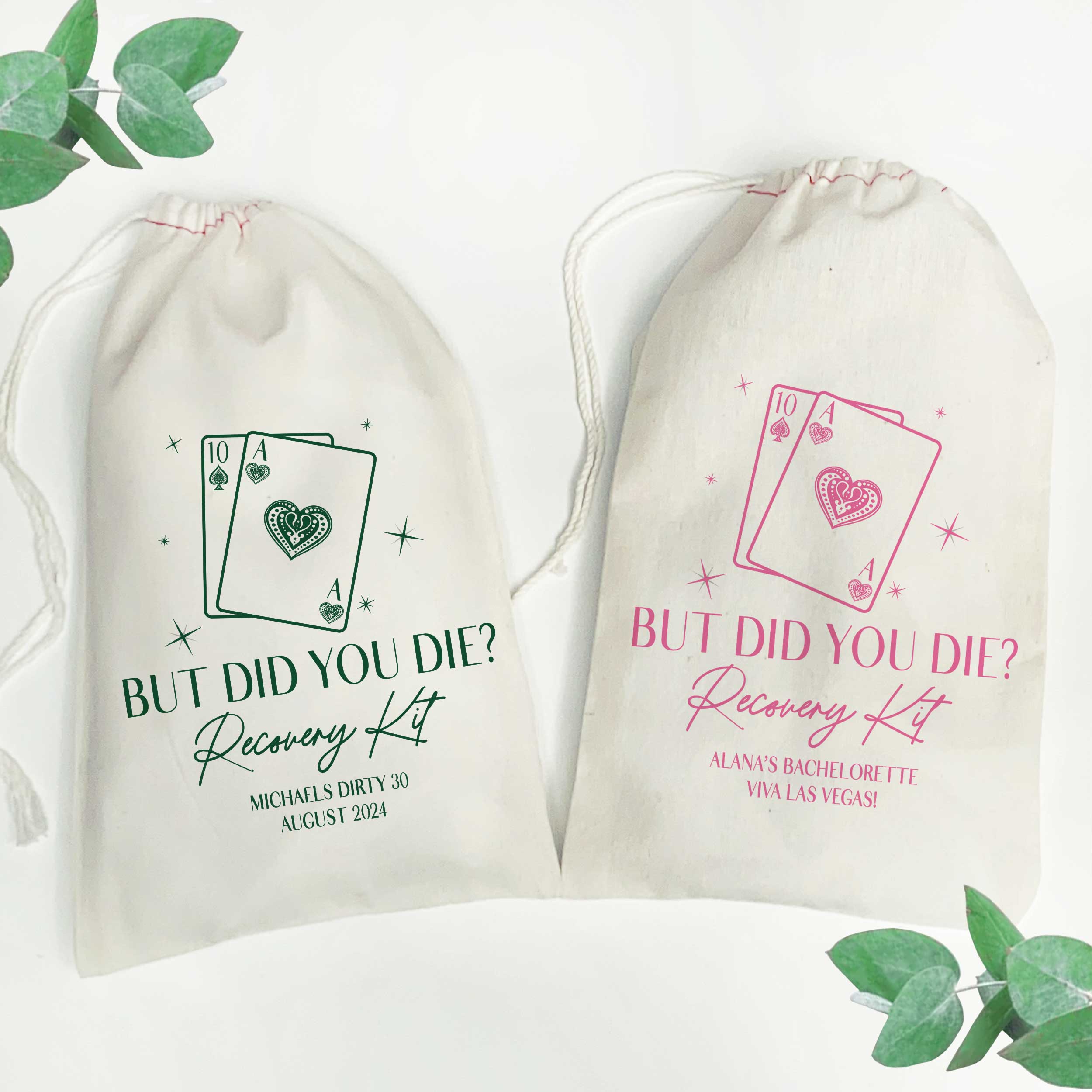 Vegas But Did You Die Hangover Kit Bags – Bachelorette & Birthday