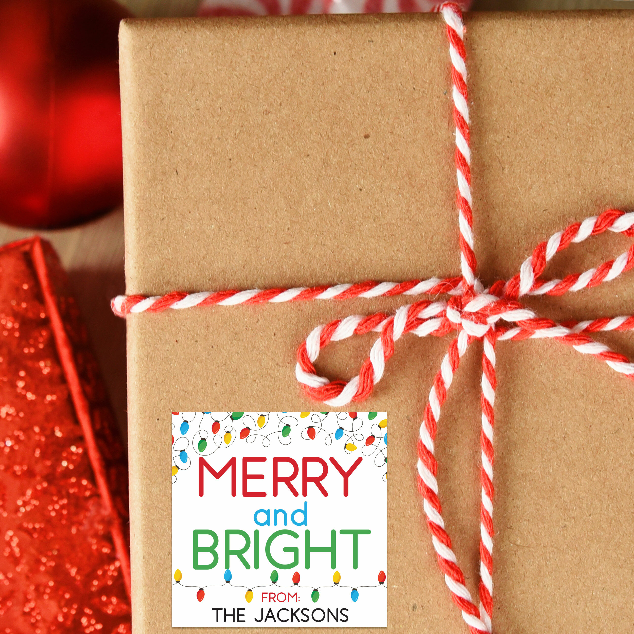 Christmas Gift Stickers and Tags