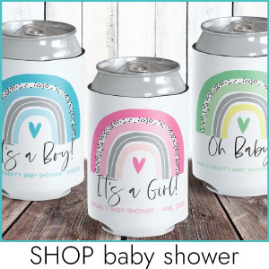 Baby Girl Gender Reveal Koozie For Baby Shower