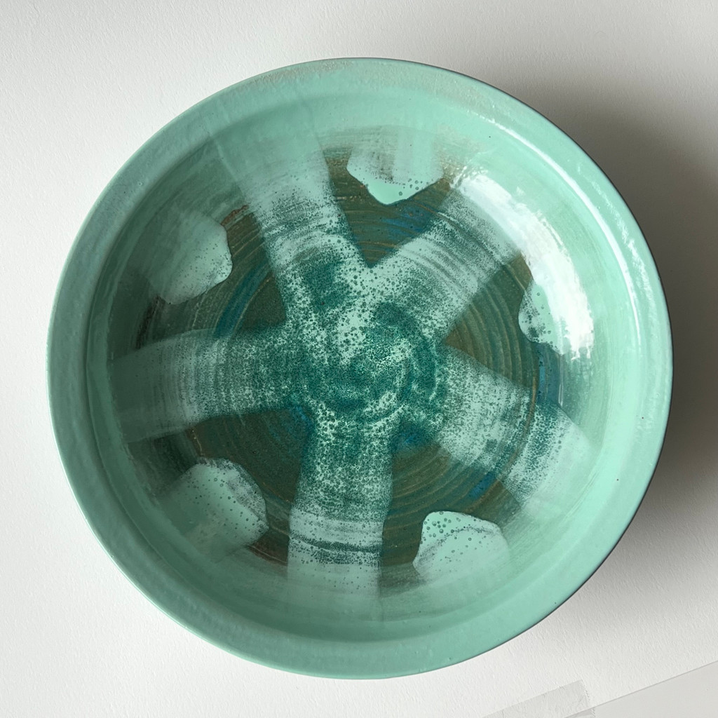 Starfish  Serving Bowl | Tropical Aqua