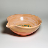 Mixing  Bowl | Kiwi White Opal & Salmon