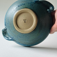 Wave Bowl Medium | Tuscan Blue