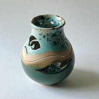 Sunset Lantern | Tropical Aqua Jasper