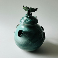 Ocean Whale Tail Teapot | Tropical Teal Aqua