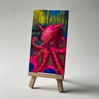 Pink Octopus | Original Acrylic Painting