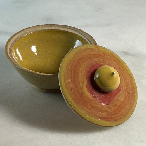Salt Cellar | Yellow and Red