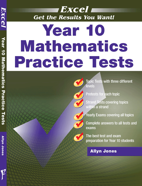 Excel - Year 10 Mathematics Practice Tests
