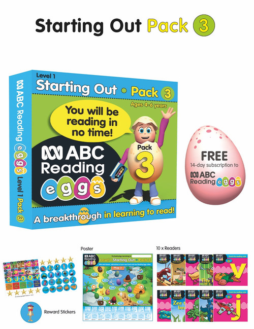 ABC Reading Eggs - Starting Out - Book Pack 3