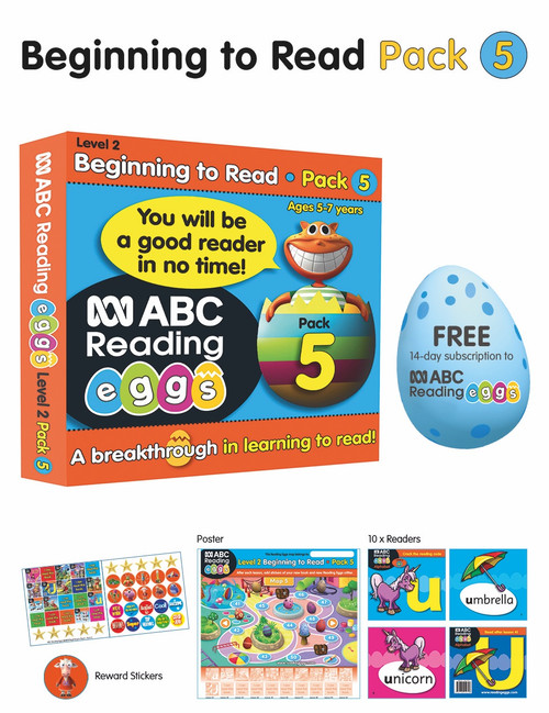 ABC Reading Eggs - Beginning to Read - Book Pack 5