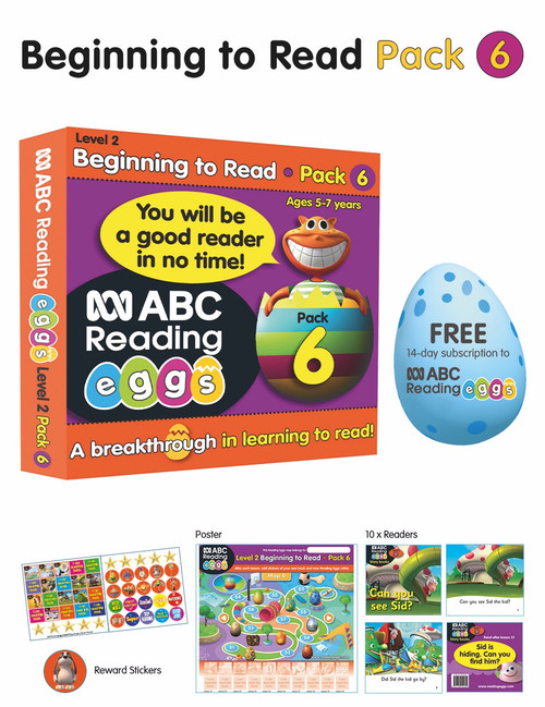 ABC Reading Eggs - Beginning to Read - Book Pack 6