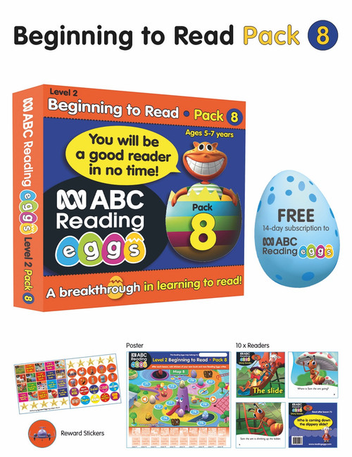ABC Reading Eggs - Beginning to Read - Book Pack 8