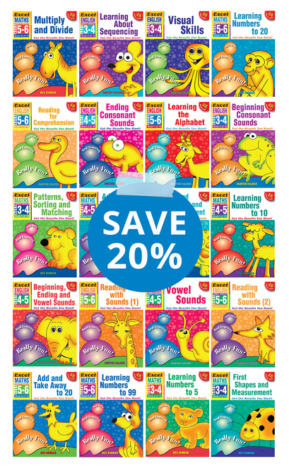 Excel Early Skills - Mega Pack - Maths and English