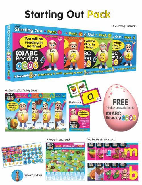 ABC Reading Eggs - Starting Out Pack