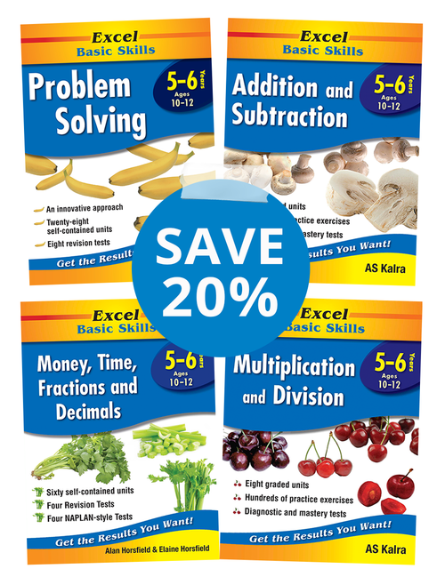 Excel Basic Skills Mathematics Book Pack Year 5-6