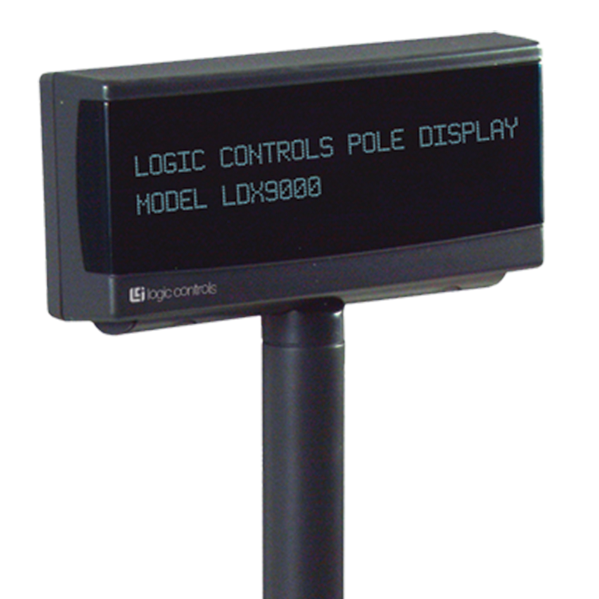 Logic Controls LDX9000 USB-Powered Fluorescent Customer Pole Display