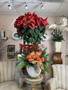 Red Poinsettia Tree