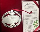 Merry Christmas From Heaven Ornament with Bookmark
