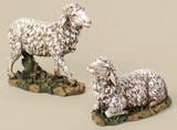 Figures M, N: Standing Sheep (3521Stand) & Laying (35212Lay)