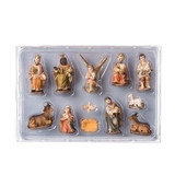 The 12 Piece Muted Earthtone Nativity Set.