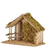 Fontanini Nativity Stable with Moss Wall - 5"