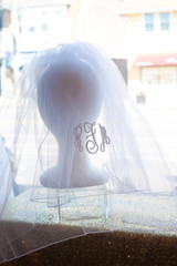 Communion Veil - Veil with Simple Corded Edge 