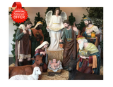 Life-Size 12-Piece Outdoor Nativity Set - 48"