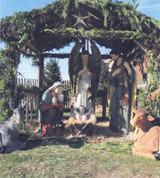 Life-Size 12pc Outdoor Nativity Set - 72"