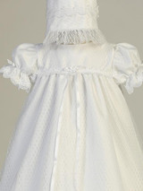 Nora, Diamond Mesh and Lace Christening Gown 