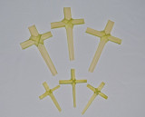 Small Palm Crosses, Handmade from Fresh Palm Leaves