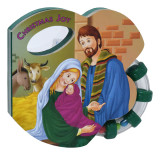 Christmas Joy Rattle Board Book