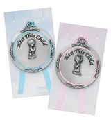 "Bless This Child" Praying Child Crib Medal 