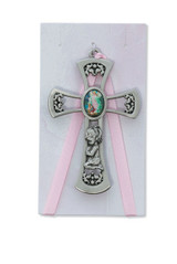  Guardian Angel Cross  Crib Medal 