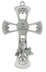 6in Pewter Holy Communion Cross, 75-18