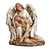 Angel with the Fallen Christ Figure - Renaissance Collection - 7"