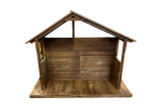 Outdoor Wood Stable for 39" & 48" Nativity Sets